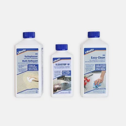 Lithofin Care-Kit voor natuursteen wastafels