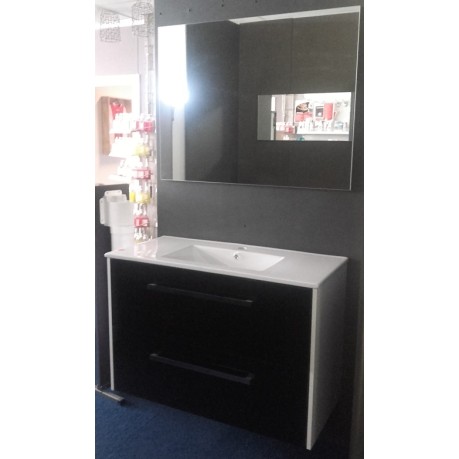 Showroommodel: badmeubel 100cm, wastafel en spiegel