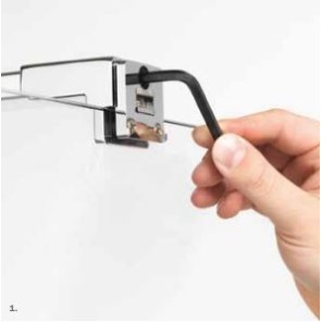 Douchewand Sealskin Optix