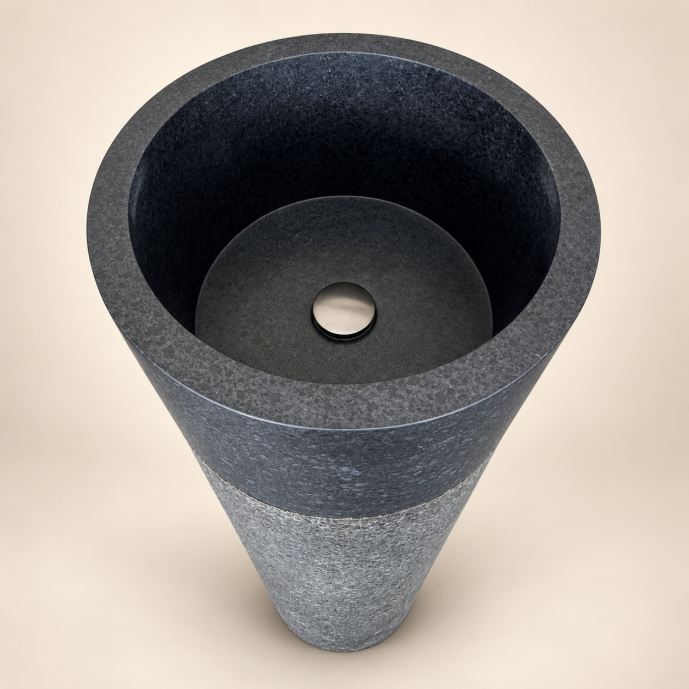 Waskom Alpheus Basalt met kolom