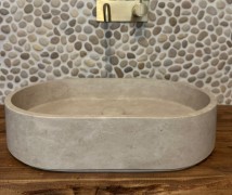 Waskom Cream beige ovaal