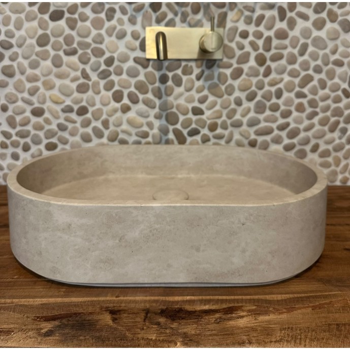 Waskom Cream beige ovaal