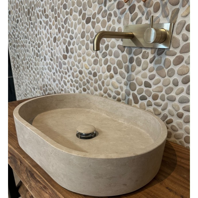 Waskom Cream beige ovaal
