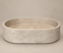 Waskom Cream beige ovaal