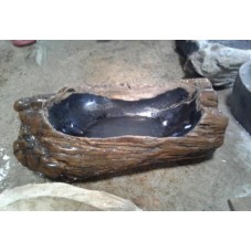 Waskom Versteend Hout Verticaal