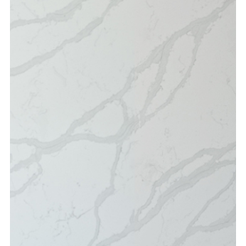 Witte marmerlook met grijze aarders