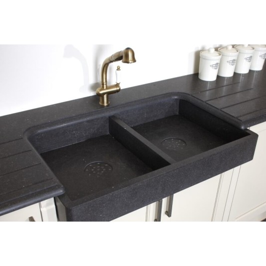  Belgian Blue Silestone keukenblad – donkerblauwgrijs blad met fijne korrelstructuur