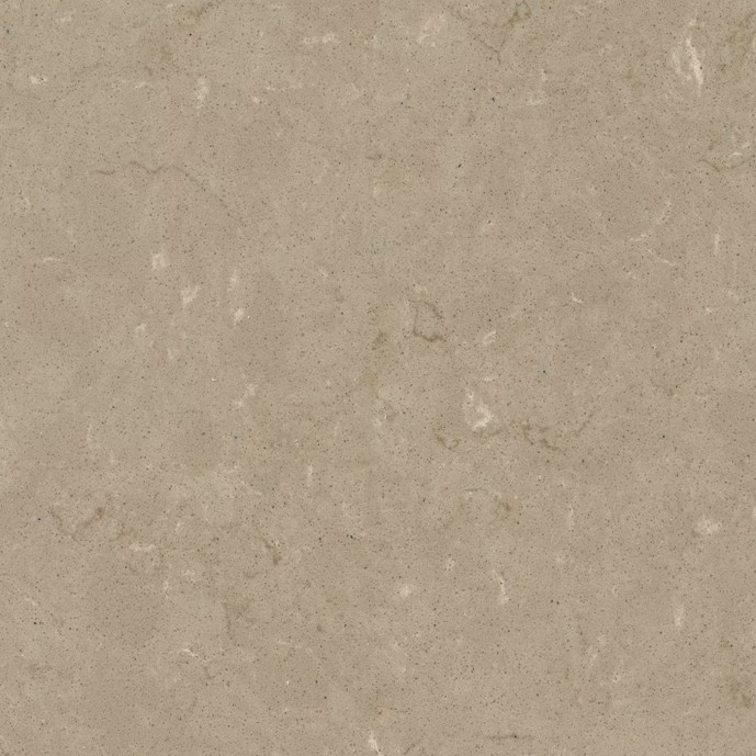 Coral Clay Silestone composiet keukenblad – warme taupekleur met subtiele spikkels