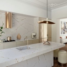 Keukenblad Versailes Ivory