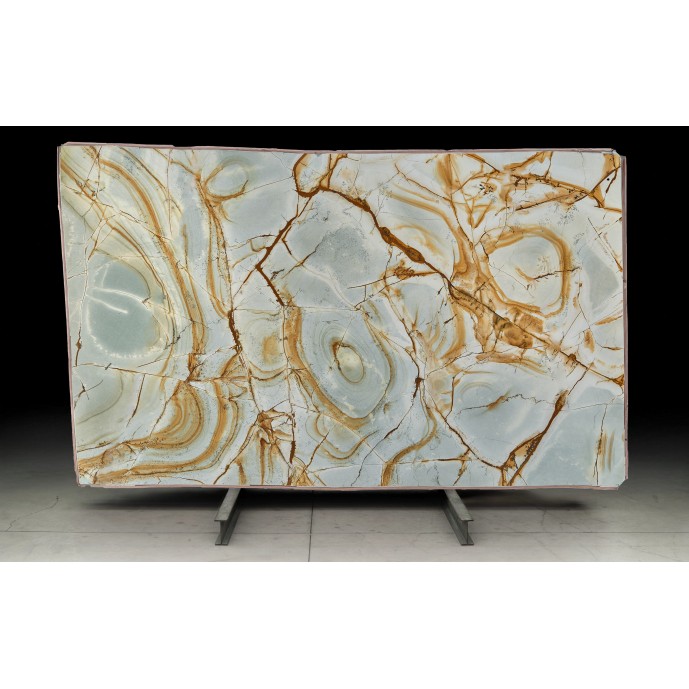 Keukenblad Kwartsiet Blue Roma