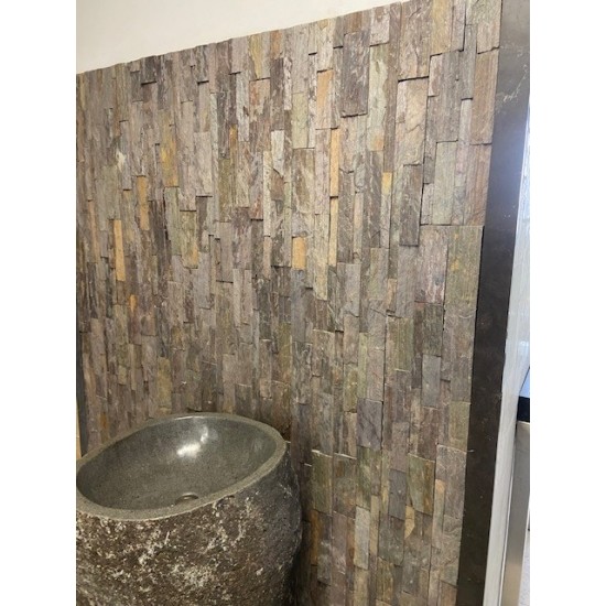 Stone Panel Peacock Ruw