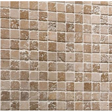 Mozaïek Travertin Light Select Breuk Ruw – lichtbeige gebroken travertin steentjes