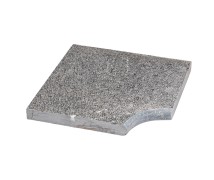 Zwembadrand Vietnamese Blauwsteen Gebouchardeerd Papegaaienbek Binnenhoek