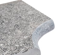 Zwembadrand Vietnamese Blauwsteen Gebouchardeerd Papegaaienbek Binnenhoek