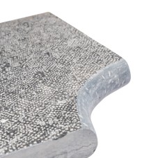 Zwembadrand Vietnamese Blauwsteen Gebouchardeerd Papegaaienbek Binnenhoek Zwembadrand Vietnamese Blauwsteen Gebouchardeerd Papegaaienbek Binnenhoek