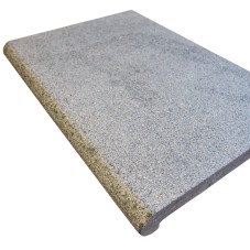 Zwembadrand Vietnamese Graniet Gevlamd Geborsteld Afgeronde Bullnose Zwembadrand Vietnamese Graniet Gevlamd Geborsteld Afgeronde Bullnose