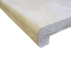 Zwembadrand Marokkaanse Kalksteen Isola Beige Afgeronde Bullnose Zwembadrand Marokkaanse Kalksteen Isola Beige Afgeronde Bullnose