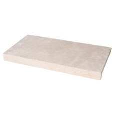 Zwembadrand Marokkaanse Kalksteen Isola Beige Rechte Bullnose Zwembadrand Marokkaanse Kalksteen Isola Beige Rechte Bullnose