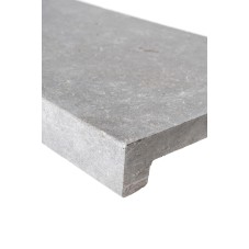 Zwembadrand Marokkaanse Kalksteen Zahra Grey Rechte Bullnose