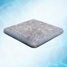 Zwembadrand Cloud, Hoek-elementen, Bullnose, gevlamd/geborsteld Zwembadrand Cloud, Hoek-elementen, Bullnose, gevlamd/geborsteld