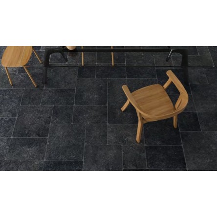 Pierre Bleue Noir Tumbled