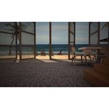 Palladiana Silvagrey – onregelmatige lichtgrijze natuursteenstukken in zilvergrijze tinten