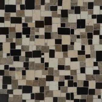 Rectangle All Colors Mix – rechthoekige marmerstukken in gemengde natuurlijke tinten