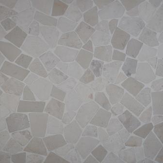 Palladiana Biancone – onregelmatige wit-beige marmerstukken in natuurlijke vormen