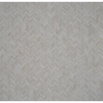 Mosaic Biancone visgraat – lichte natuursteenmozaïek in visgraatpatroon