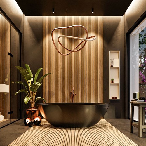 Ligbad Float Carbon Vrijstaand 