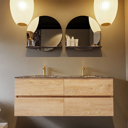 Vica-dluxe Badmeubel met Wastafel en Spiegel 