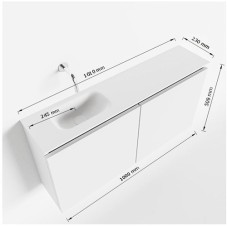 Ture Fonteinmeubel met Wastafel 