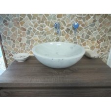 Waskom Venus Bianco Carrara Gepolijst