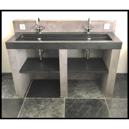 Wastafel Jupiter Shanxi Black Dubbel