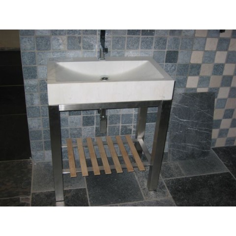 Wastafel Serena Crystal White